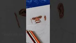 ajith Kumar drawing / step by step drawing/ drawing tutorial #ajithkumar #drawing #art #shorts