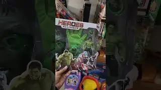 Hulk Toy + Mask + Glove 💚