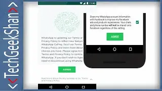 Optout Whatsapp User Data Sharing with Facebook