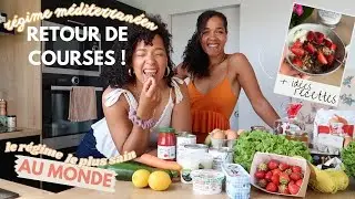 🥗 Retour De Courses RÉGIME MÉDITERRANNÉEN | Ce Que L' on A TOUJOURS Dans Nos Placards !