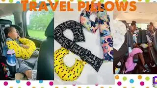 Easy DIY kids travel pillows