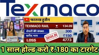 Texmaco rail share latest news | texmaco rail share q3 results | texmaco rail share target Price 