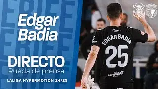 CD Tenerife | Rueda de prensa de Edgar Badia antes del #TenerifeBurgosCF | CD Tenerife