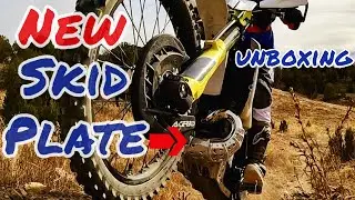 Unboxing P-Tech Protection Parts, Husqvarna TE250i, 2021Skid plate, w exhaust guard & plastic bottom
