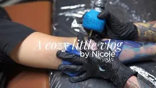 ⋆˚࿔ A fun workday at the shop, a yuri on ice tattoo & winding down at home ⋆˚࿔