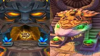 Temple Run 2 Volcano Island Vs Blazing Sands - [LAPOD GAMER]