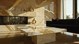 Luxury Living Room Build: Installing Stone & Gold Epoxy Floors (Step-by-Step)