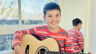  Ben guitarBen practiced songs &ldquo; Peaceful Feeling, night journey&rdquo; and exercise 31 at 85 Bpm