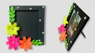 Beautiful Photo Frame Making At Home | Photo Frame Craft | DIY Photo Frame  @craftfraft