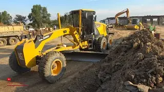 Powerfully Excavator Grader Roller Building Improve​ Road Construction Machinery Equipment