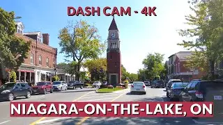 Niagara-on-the-Lake Escapade: A 4K Drive through Ontario's Wine Country Gem