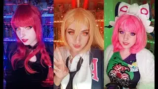 MOCO QUEEN lenses review [Makima, Power, Ciel & purple mesh]