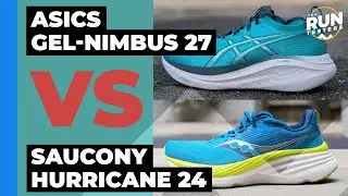 Asics Gel-Nimbus 27 против Saucony Hurricane 24 | Сравниваем две модели с массивной амортизацией