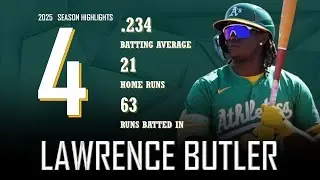 Lawrence Butler || 2025 Athletics Highlights