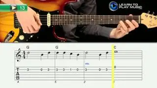 Ex013~1 Progressive Guitar Method ~ Book 1 Tablature