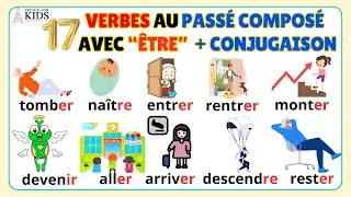 Master 17 Must Know French Verbs with Être in Passé Composé  Easy Visual Guide + Full Conjugation