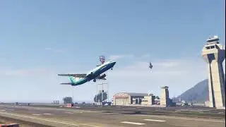 Qatar Boeing 737 Crash on High way Just Ago !  - GTAV #shorts
