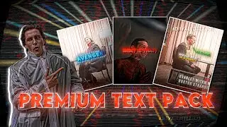 PREMIUM TEXT PACK for Alight Motion | AE-Style Text Effects! 🔥 | #textpack #alightmotion