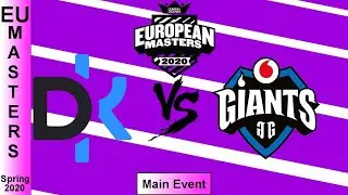 Defusekids vs Vodafone Giants Highlights | EU Masters Main Stage Spring Split Day 5