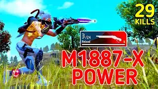 SOLO VS SQUAD || M1887 X BIG SCAM🤯! SOO UNFAIR NO OTHER GUN STAND AGAINST IT|| 99% HEADSHOT INTEL I5