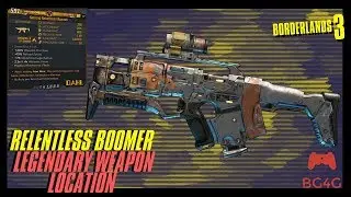 BORDERLANDS 3 - RELENTLESS BOOMER (SCRAPTRAP PRIME) - LEGENDARY DAHL WEAPON LOCATION/DROP- BG4G
