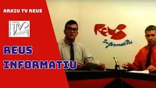 ARIEL SANTAMARIA PRESENTA INFORMATIU TVREUS. 01-03-1991 - 1 Televisi&oacute; de Reus. Arxiu TV Reus
