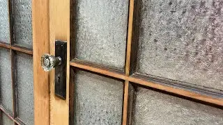 1920&rsquo;s French door repair from my grandparents first house.