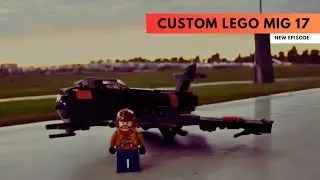 Lego MIG 17 Moc black build by WBrick