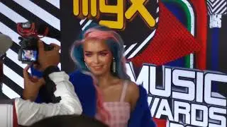 Cotton candy o Rainbow Brite look? KZ Tandingan sa MYX Music Awards 2019 Red carpet