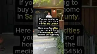 Here&rsquo;s where I&rsquo;d start looking for a home under median price in Salt Lake County #utahhousing