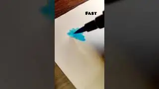 Satisfying Art videos | Slow scenes or fast scenes which one are better? #shorts #satisfying #art