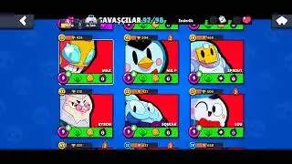 Brawl stars'ta șanslı günü kasıyorum part2