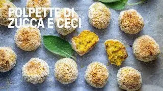 Polpette di zucca, salvia e ceci al forno