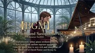 【BGM】Urban, Piano and Saxophone (vol.07)（Character No.032）
