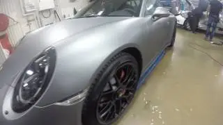 WTP Dekor Professional Vehicle Wrap Installer - Porsche Carrera 911GTS - Gun Metall