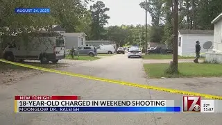 18-year-old charged in Raleigh weekend shooting