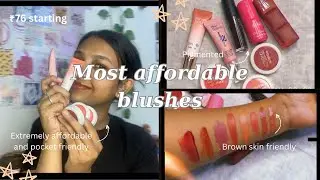 AFFORDABLE BLUSHES FOR BROWN SKIN|  starting ₹76| Mars and Maybelline teddy tint| Prerna Pawade