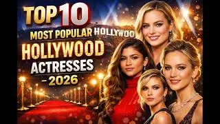 TOP 10 MOST POPULAR HOLLYWOOD ACTRESSES - 2026