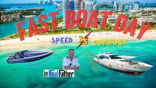 Miami Adrenaline Rush: Speeding Through Miami Bay Ocean on Powerful Yachts & Superyachts DayCharter