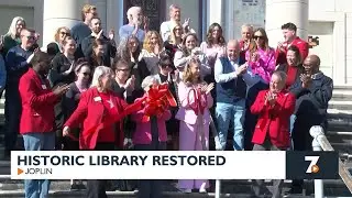 Historic library restored