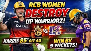 WPL 2026 Match Highlights | RCB Women Destroy UP Warriorz | Grace Harris 85*