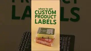 How to Make Product Labels at Home 🌵🏜️ (custom business labels)
