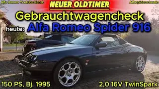 Alfa Romeo Spider 916 CABRIO GEBRAUCHTWAGENCHECK - AB SOFORT IST DIESER ITALIENER EIN OLDTIMER😍AMORE