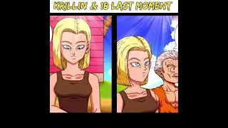 KRILLIN & 18 LAST MOMENT PART 02 ✨#shorts Credit - Rising Fist