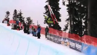Justin Dorey's Winning Halfpipe Run Telus WSSF Whistler 2011