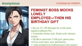 Feminist Boss Mocks Lonely Employee—Then His Birthday Gift Shattered Her Heart