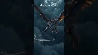 MONSTER attack on AIRPLANE caught on camera ! #monsterattack #boatattack #monster #cinematicscene