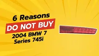 2004 BMW 7 Series 745i | 6 Reasons NOT to Buy This Luxury Sedan! 🚗❌