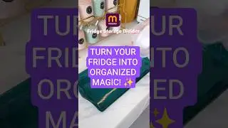Fridge Ka Space Banega Double! 😱 Smart Divider Hack 🔥#trending #shorts #reels #shortvideo #gadgets