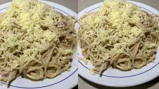 Easy Carbonara Recipe - Evap - Filipino Carbonara